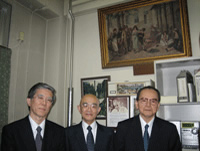 左より鹿島先生、浅井先生、保崎先生